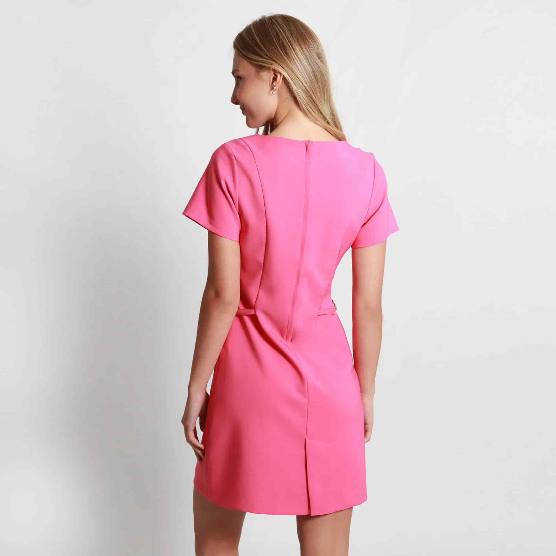 Vestido Corto Con Detalle En Cintura - miniatura 5