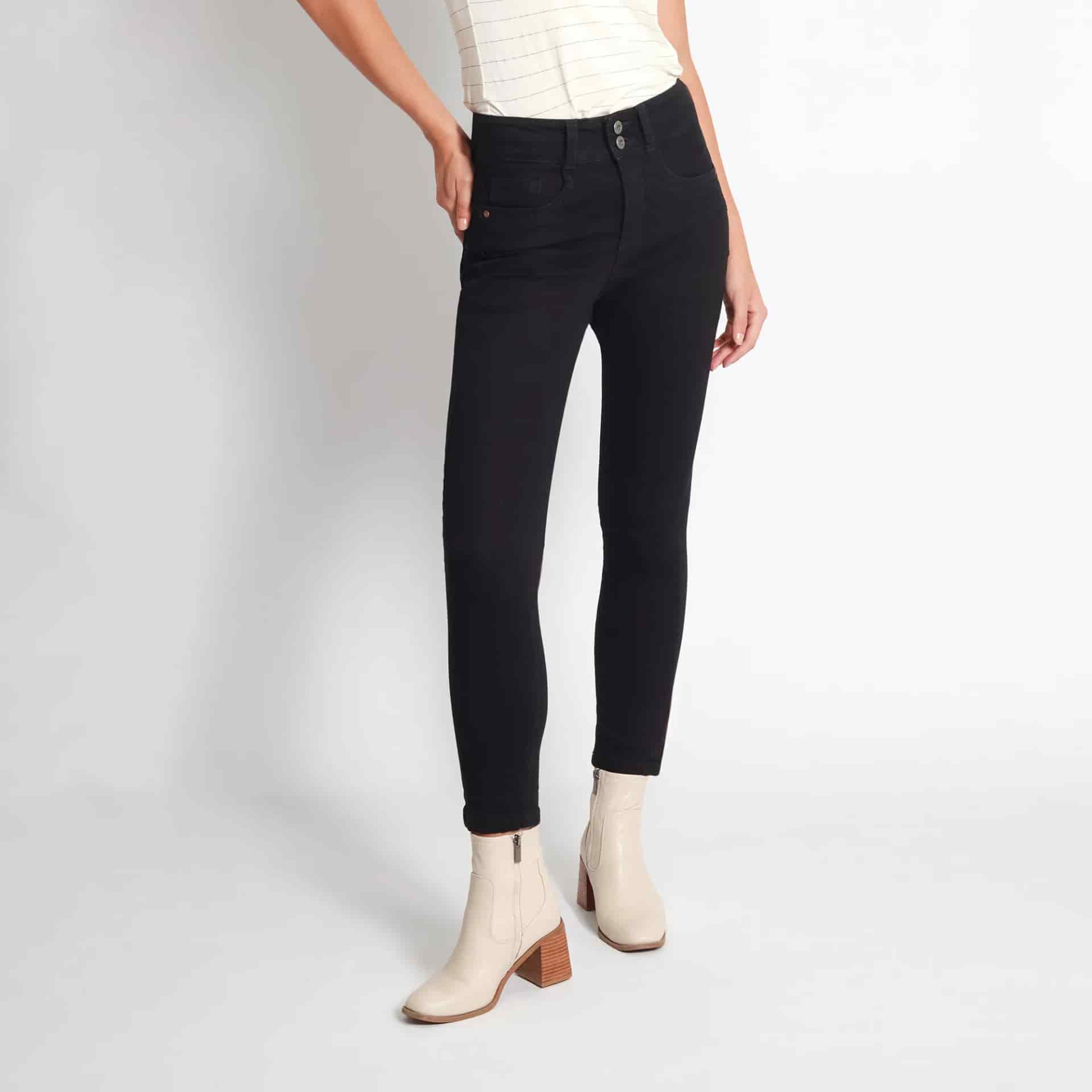 Jean Wonder Tiro Medio Bota Skinny - miniatura 3