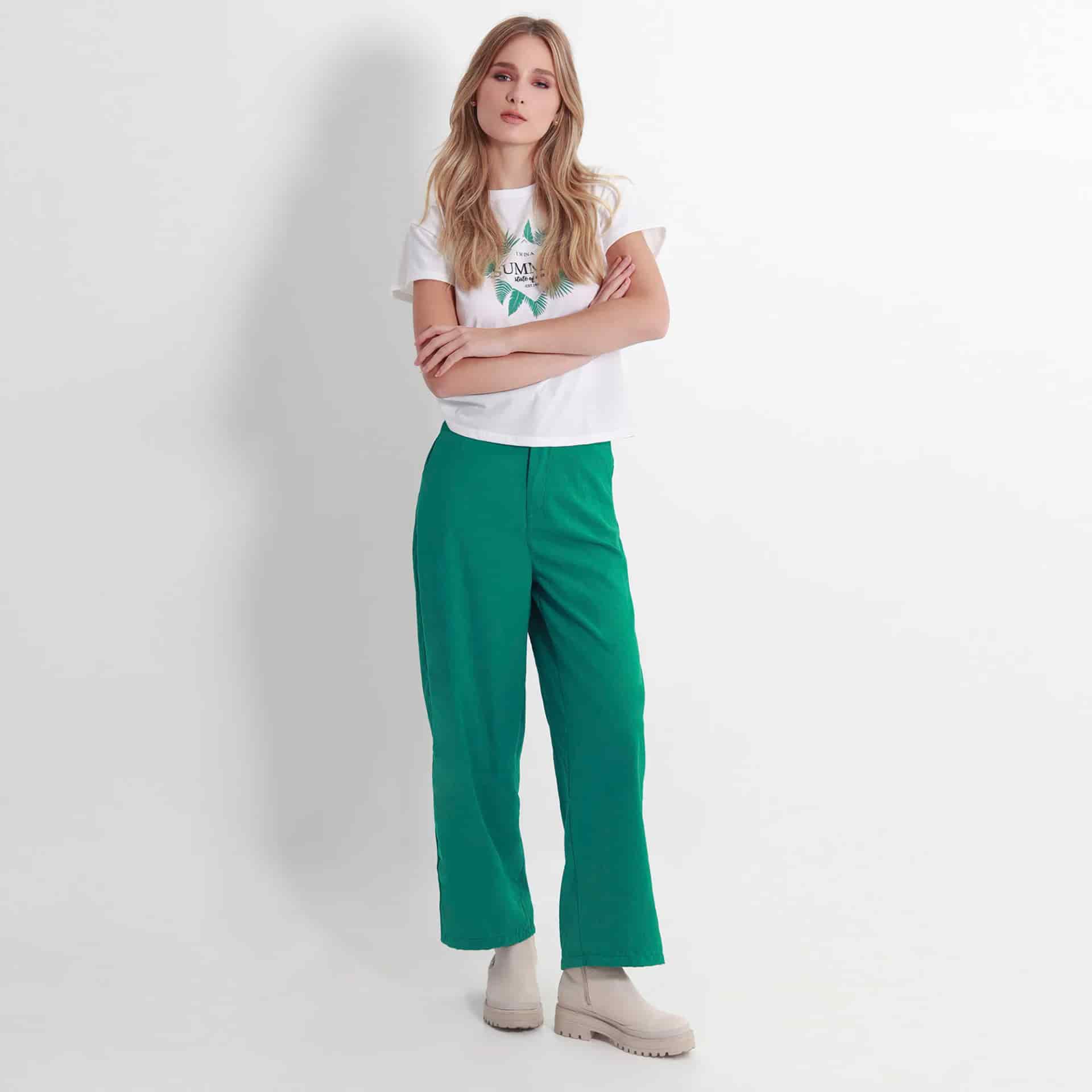 Pantalon Tiro Alto Bota Recta - miniatura 1