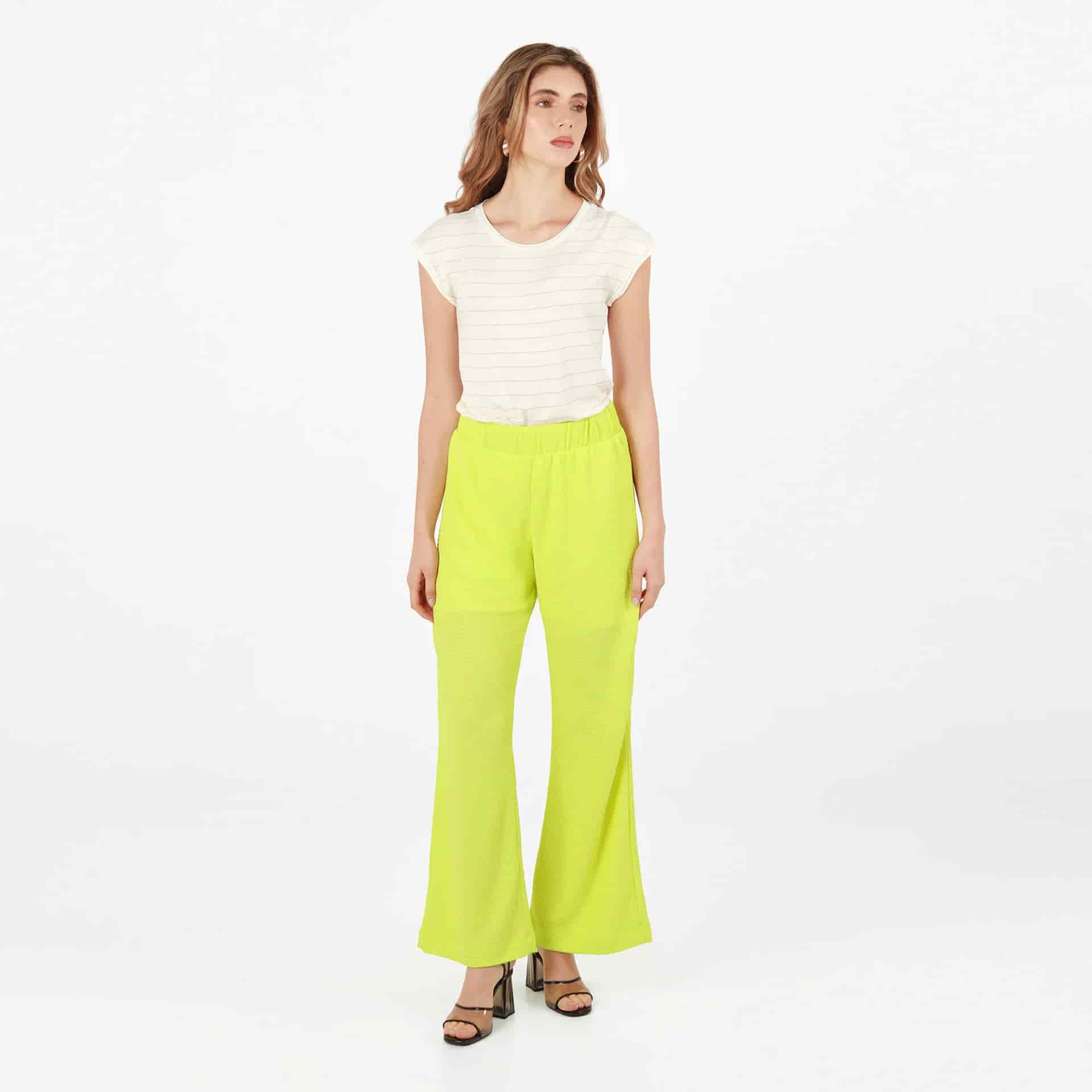 Pantalon Tiro Alto Bota Flare - miniatura 1