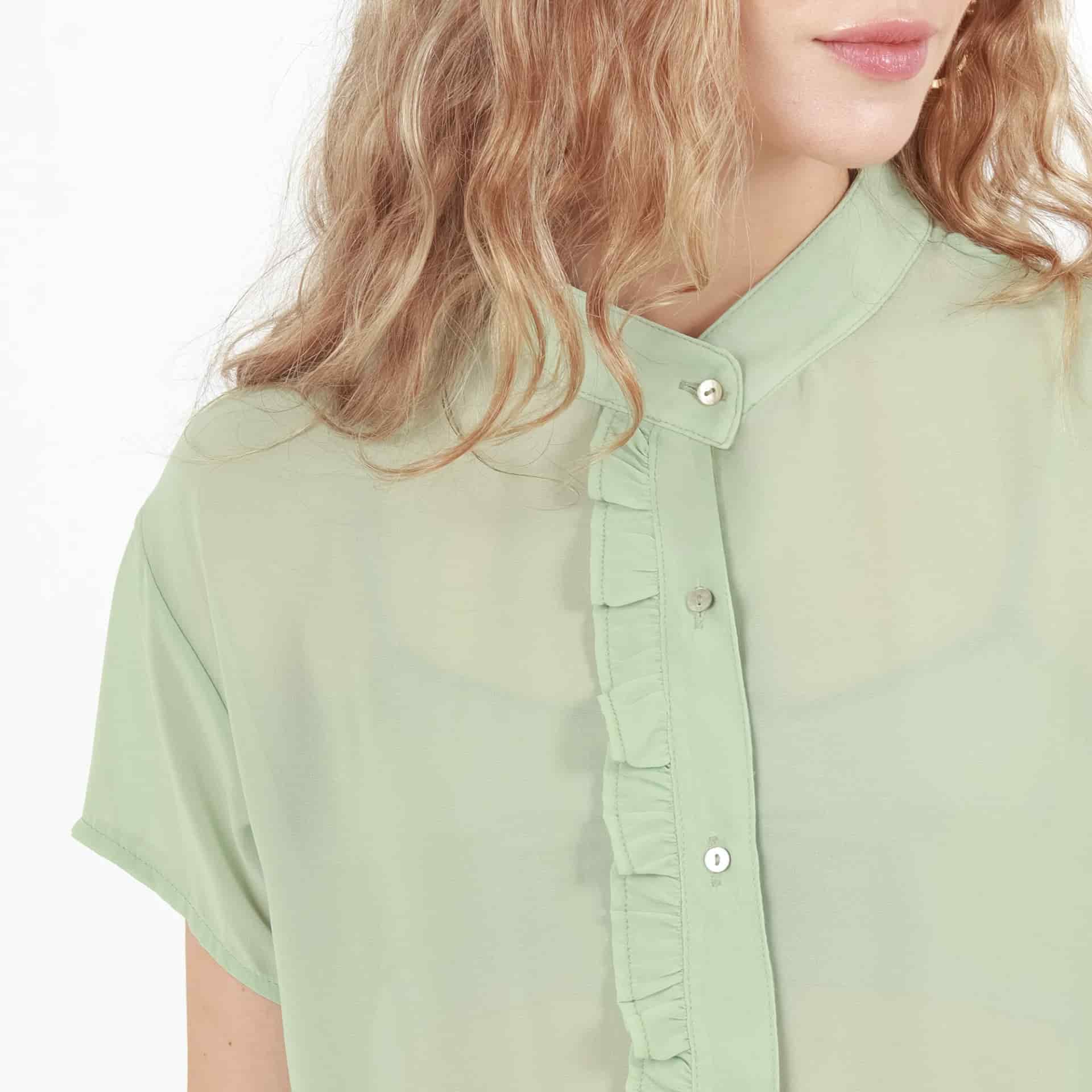 Blusa Cuello Neru Manga Corta - miniatura 40