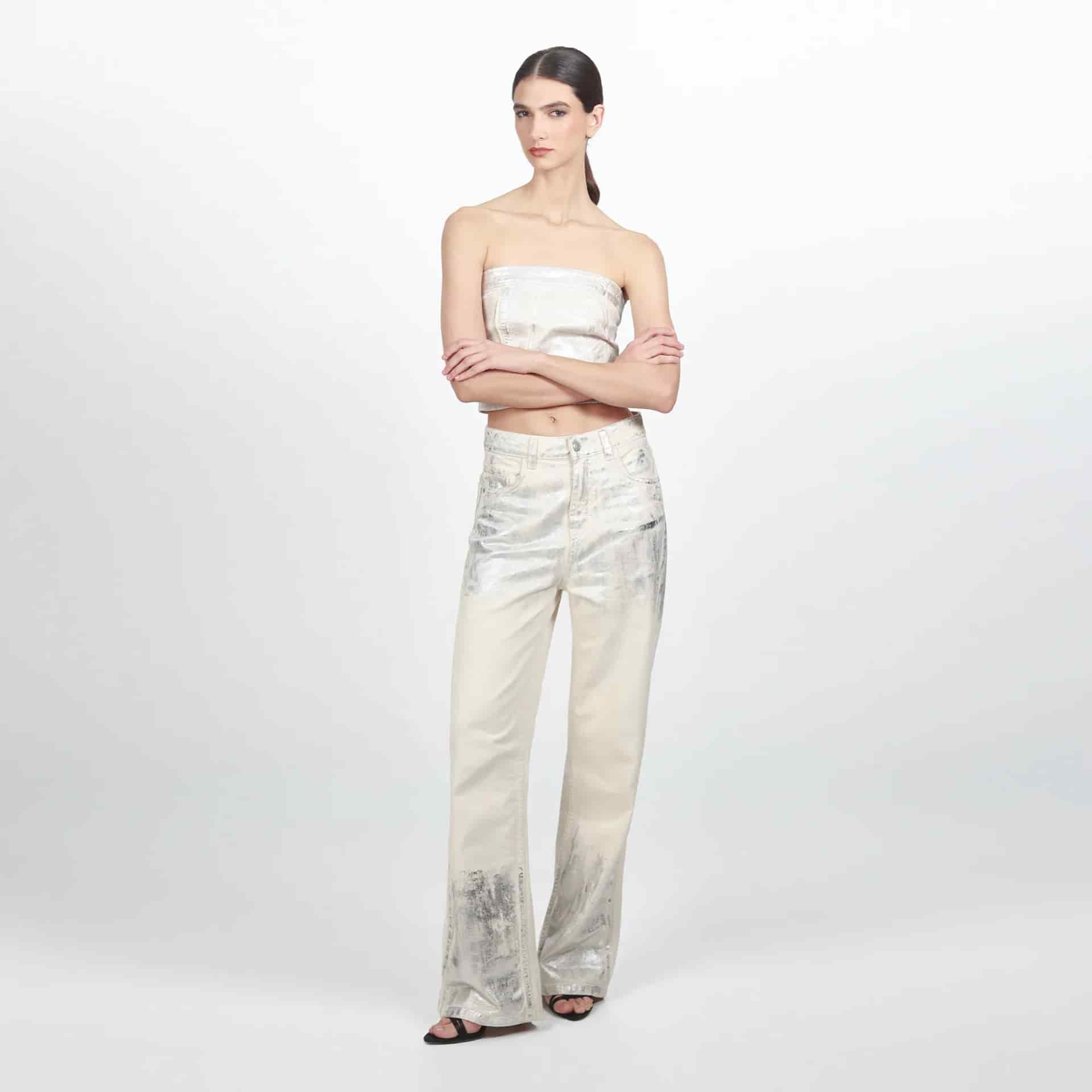 Pantalon Tiro Alto Bota Recta - miniatura 1