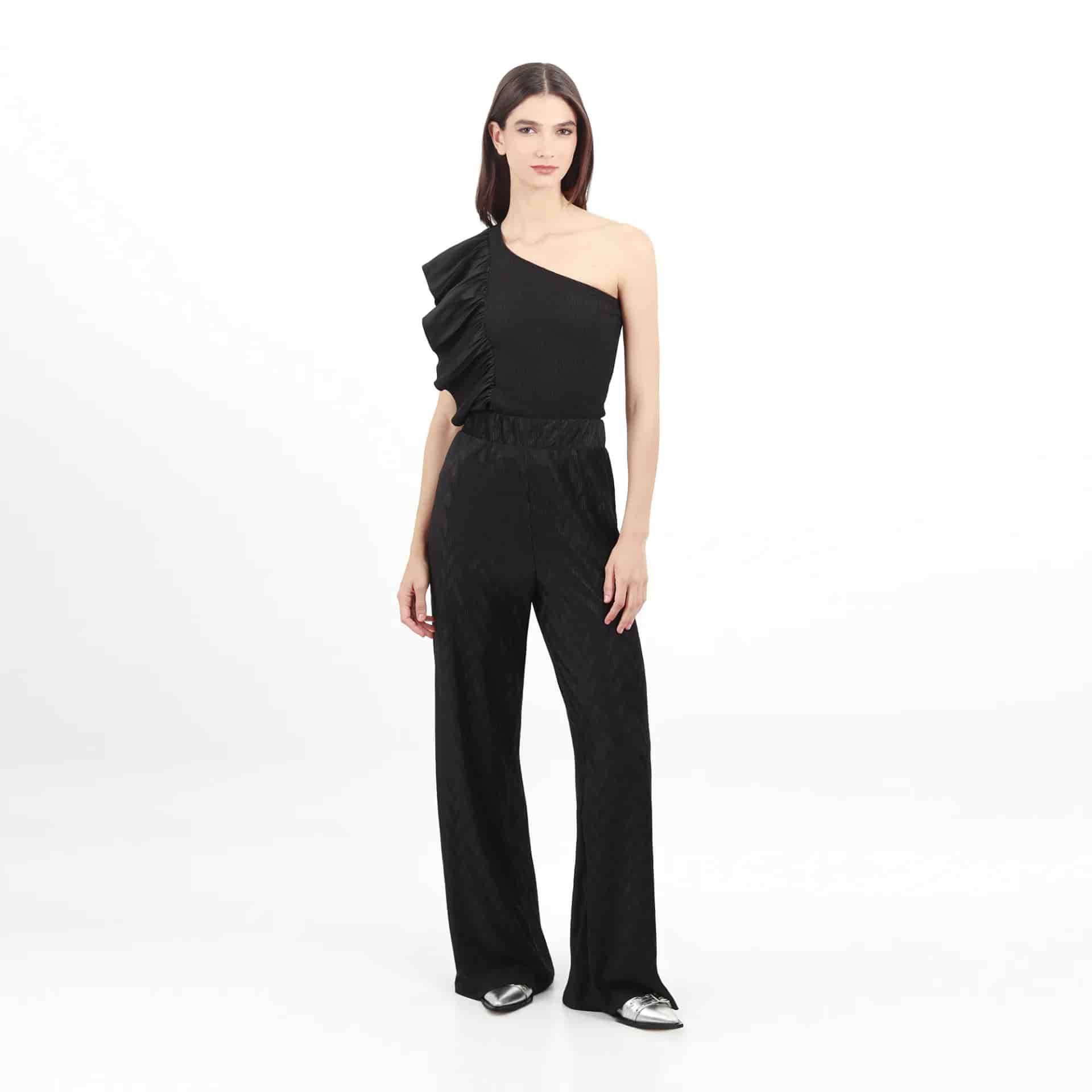 Pantalon Tiro Alto Bota Flare - miniatura 1