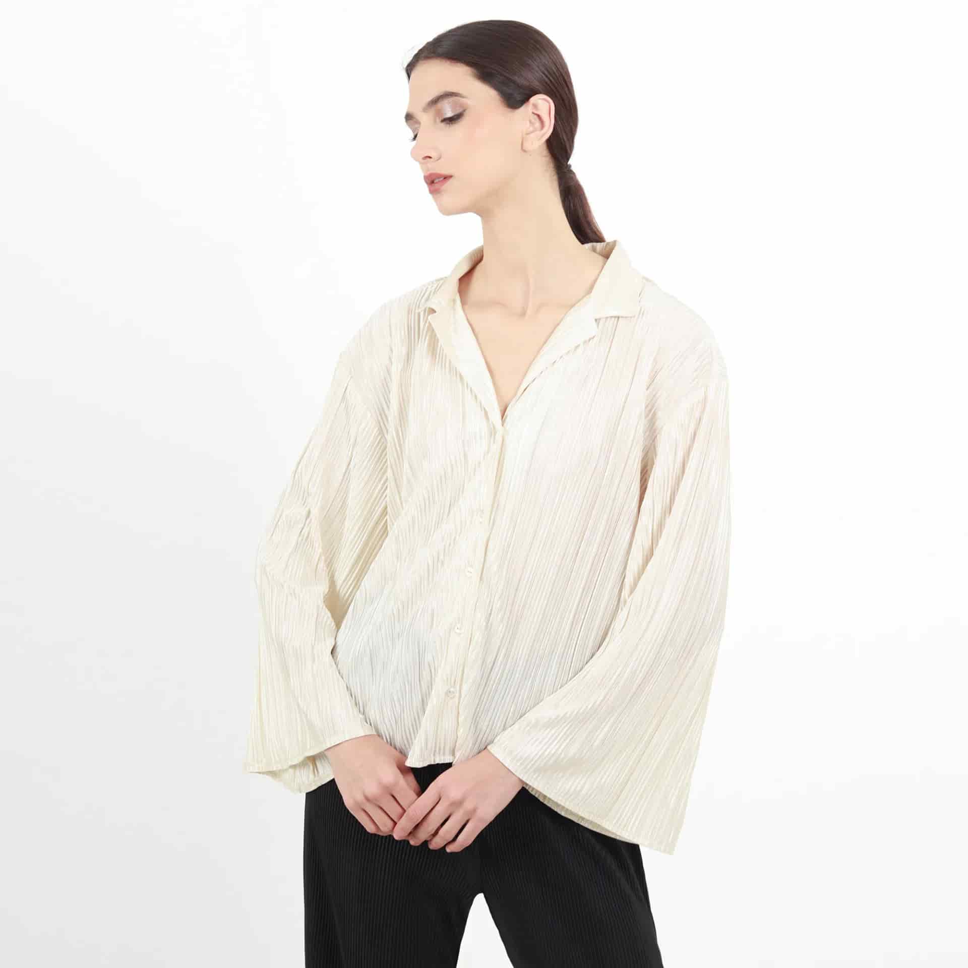 Blusa Cuello Sport Manga Larga - miniatura 1