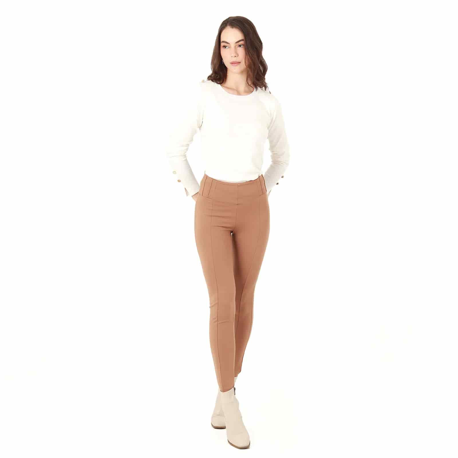 Pantalon tiro Alto Bota Skinny - miniatura 1