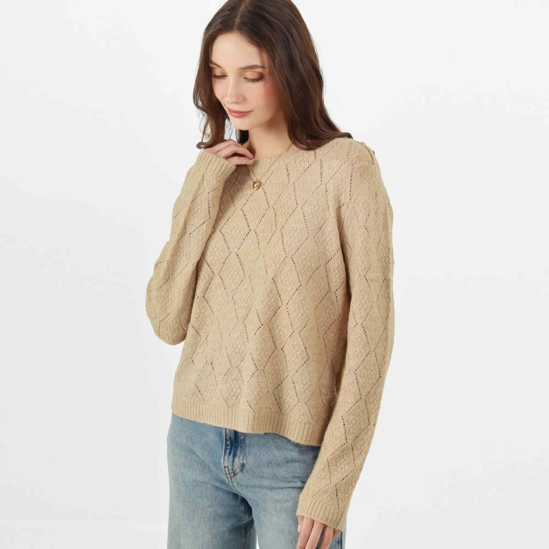 Sweater Cuello Redondo Manga Larga - miniatura 6