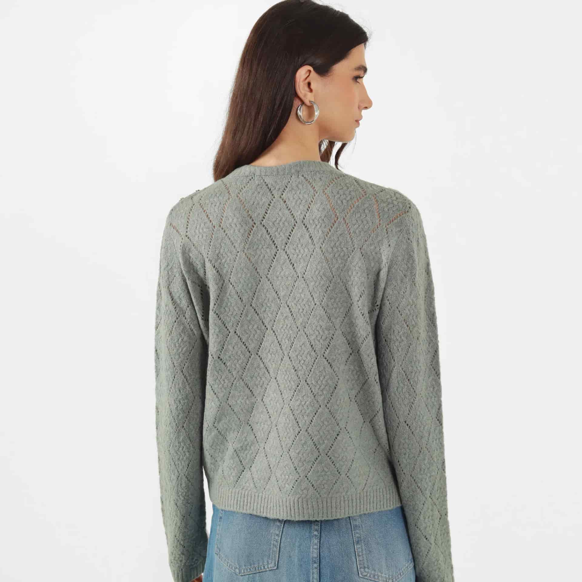 Sweater Cuello Redondo Manga Larga - miniatura 5