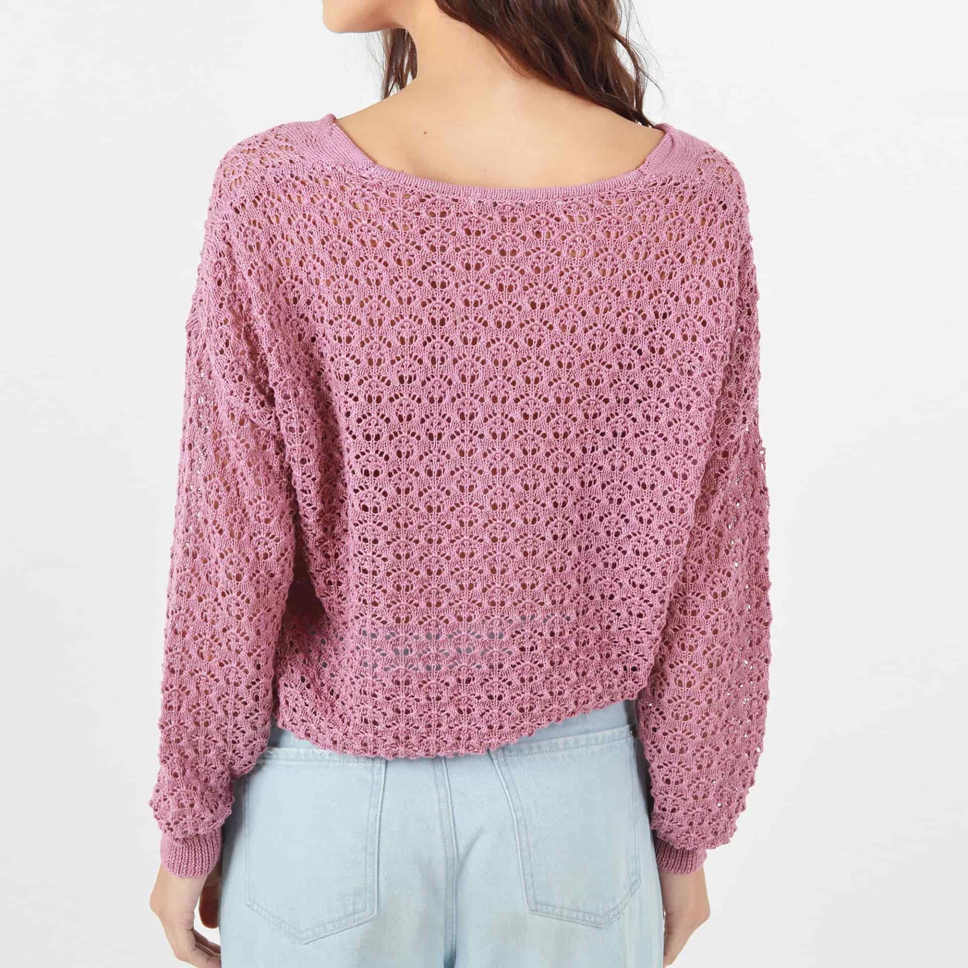 Sweater Cuello V Manga Larga - miniatura 3