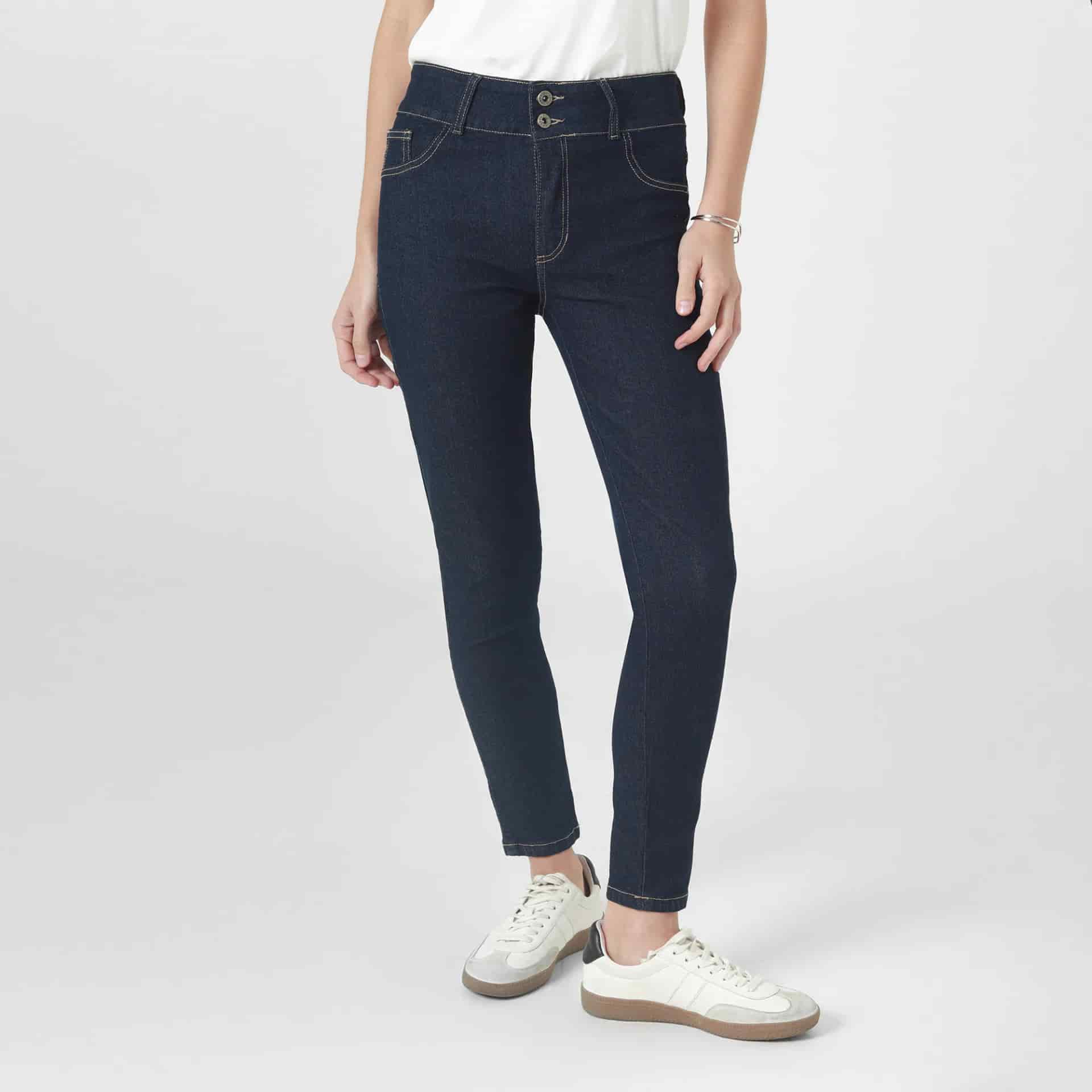 Jean Tiro Medio Bota Skinny - miniatura 5