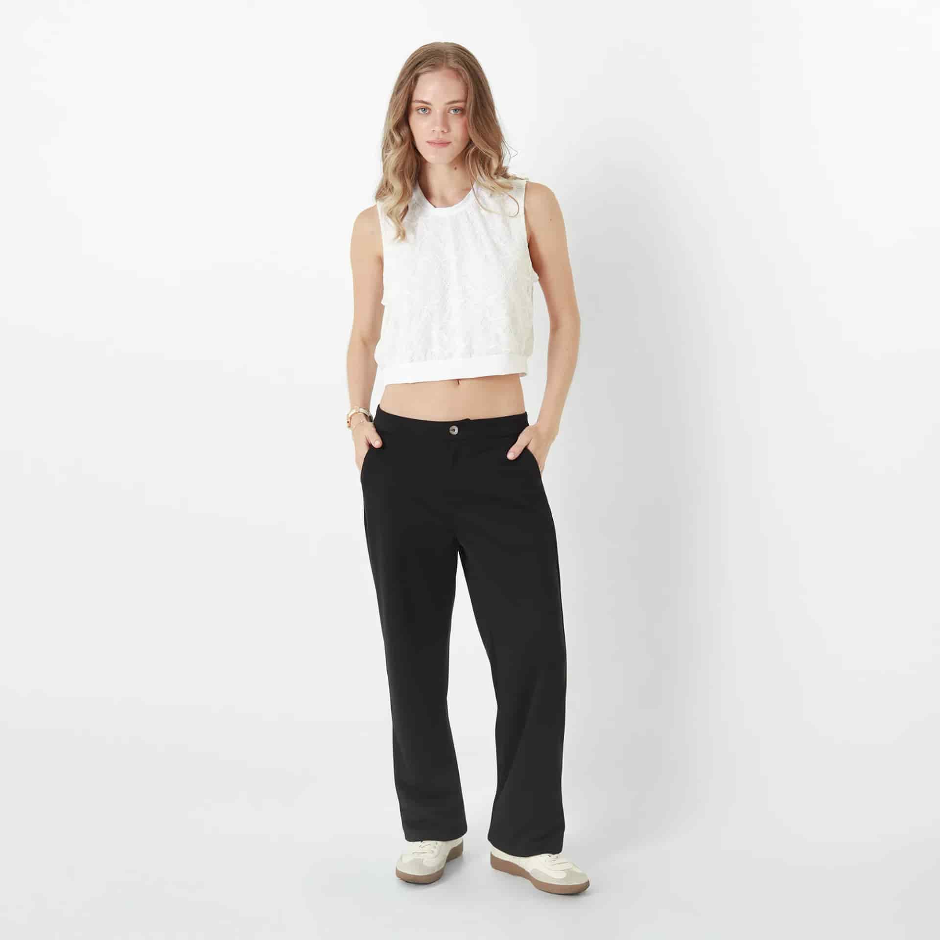Pantalon Tiro Medio Bota Recta - miniatura 1