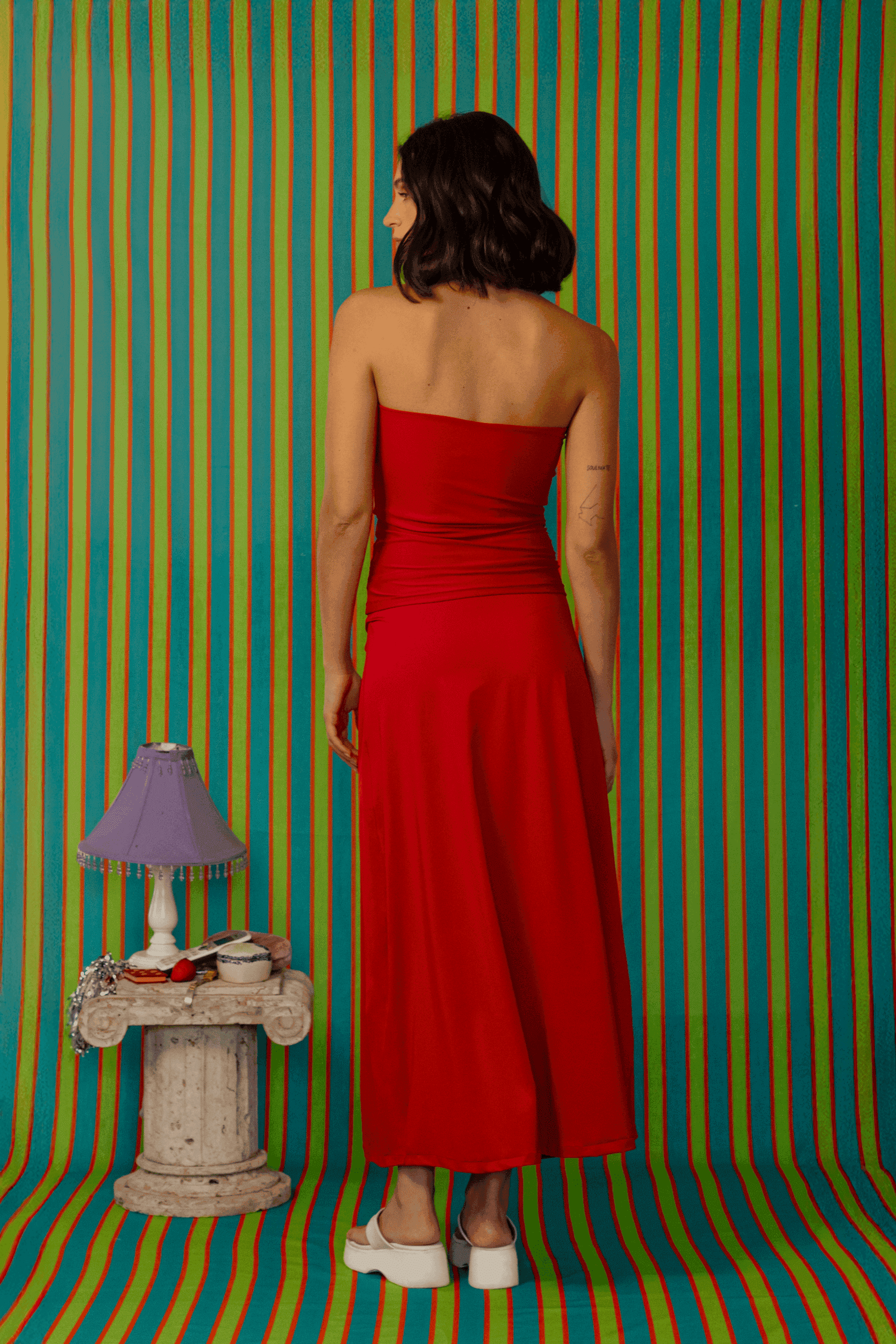 Red Tube Top - miniatura 2