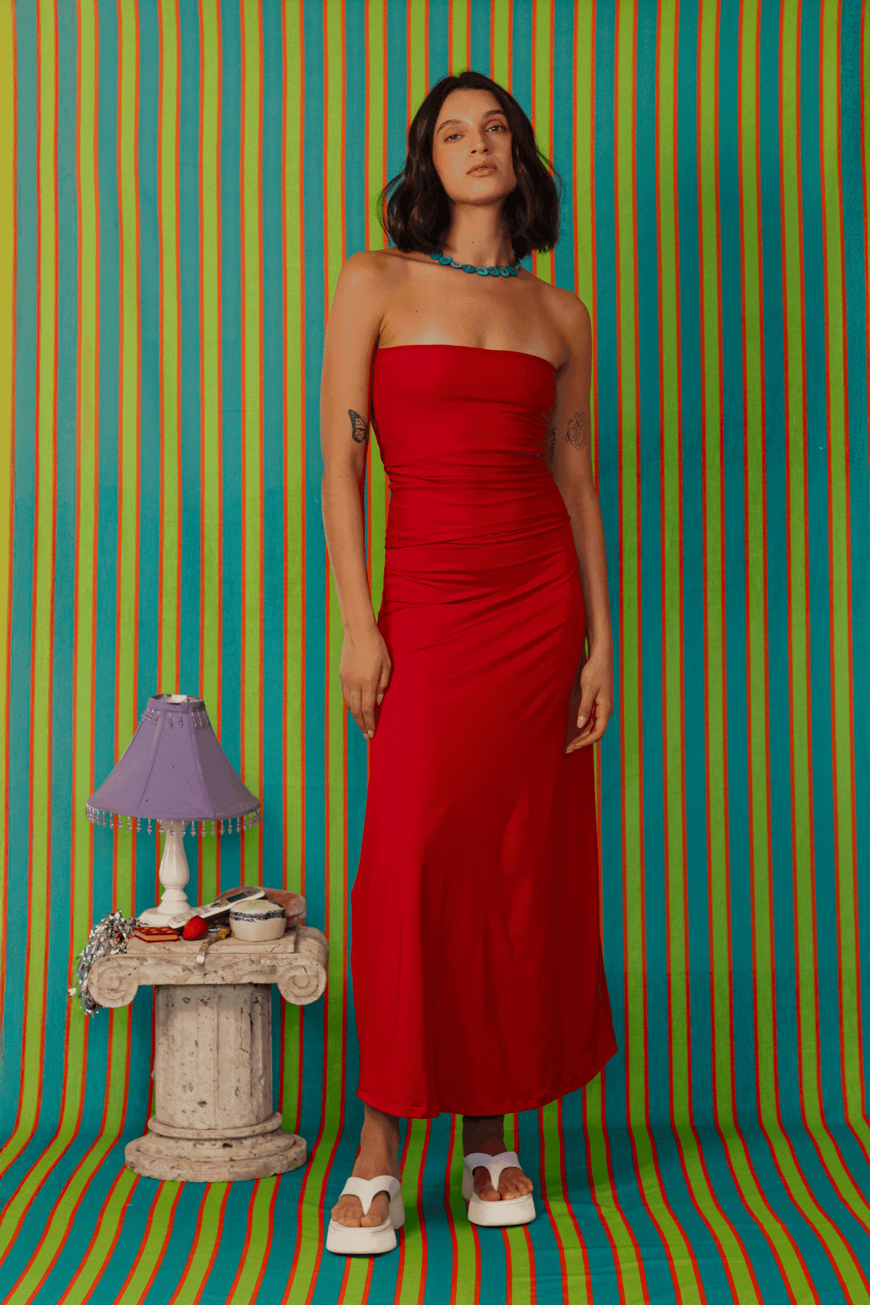 Red Tube Top - miniatura 1
