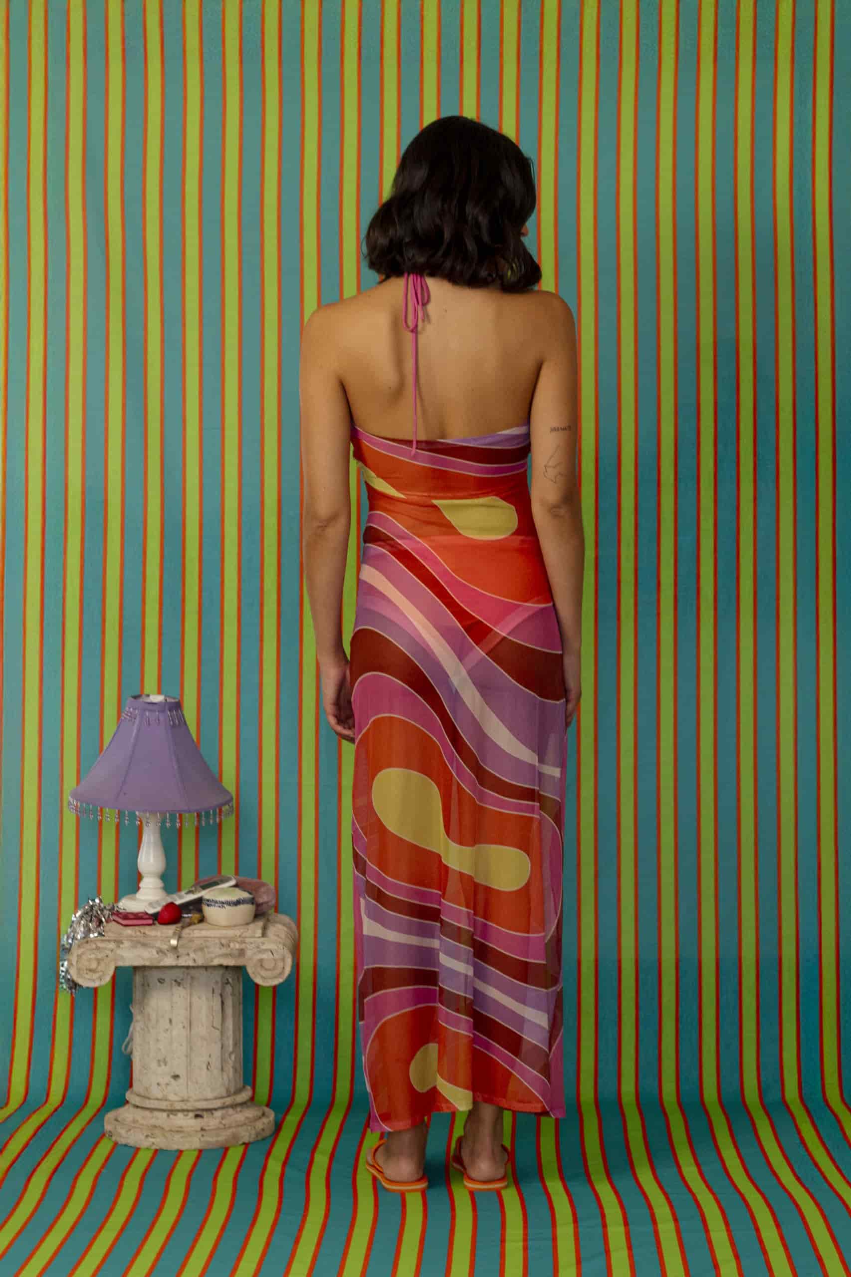 Aura Mesh Dress - miniatura 4