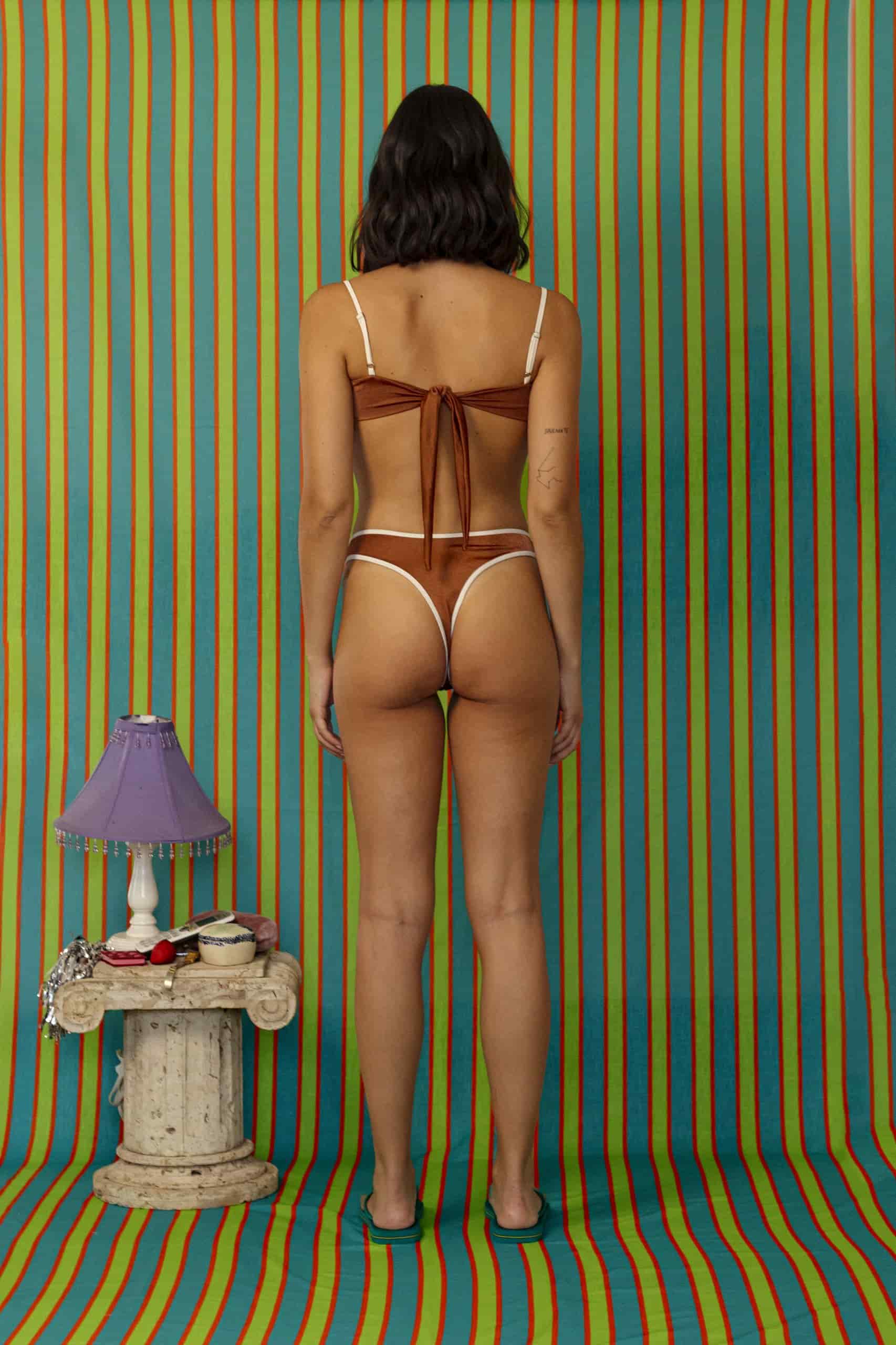 Natalia Bikini in Brown - miniatura 3