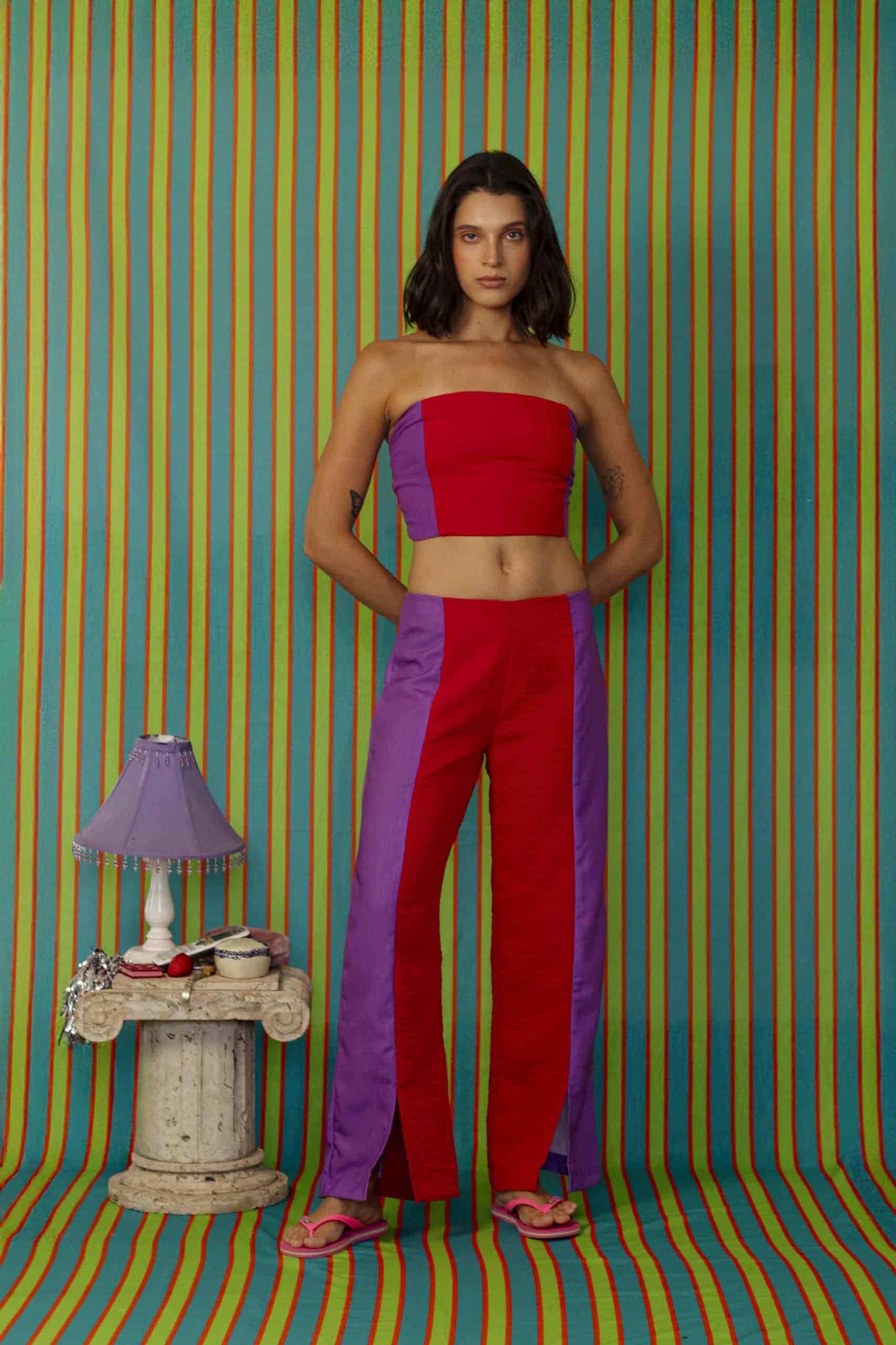 Laura Color Block Top - miniatura 1