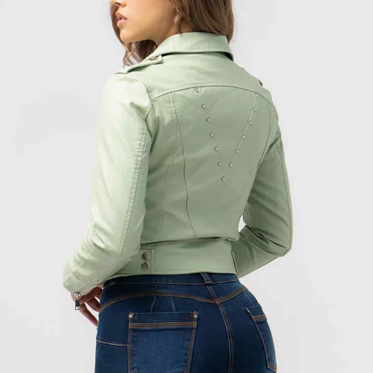 Chaqueta Sintetica Biker Carly - miniatura 7