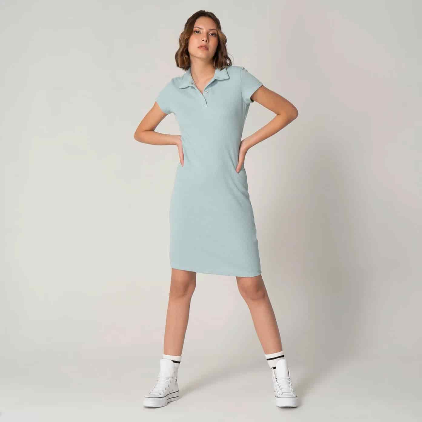 Vestido Slim Cuello Camisero Sport England - miniatura 11