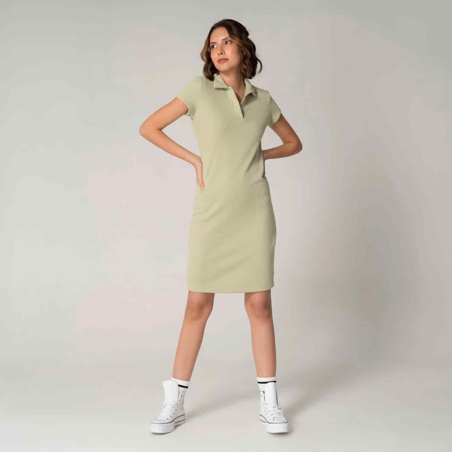 Vestido Slim Cuello Camisero Sport England - miniatura 6