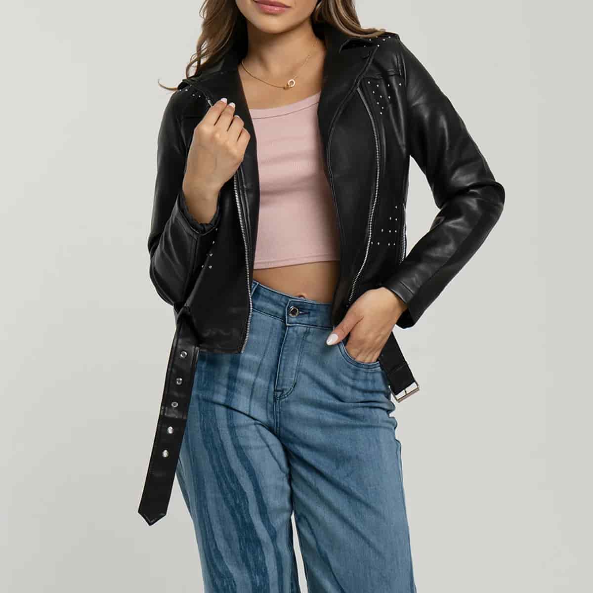 Chaqueta Sintetica Biker Living - miniatura 9