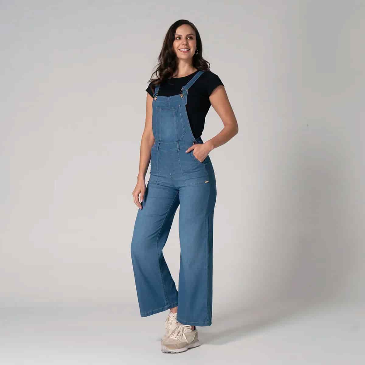 Overol Denim Wide Leg Alakran - miniatura 1