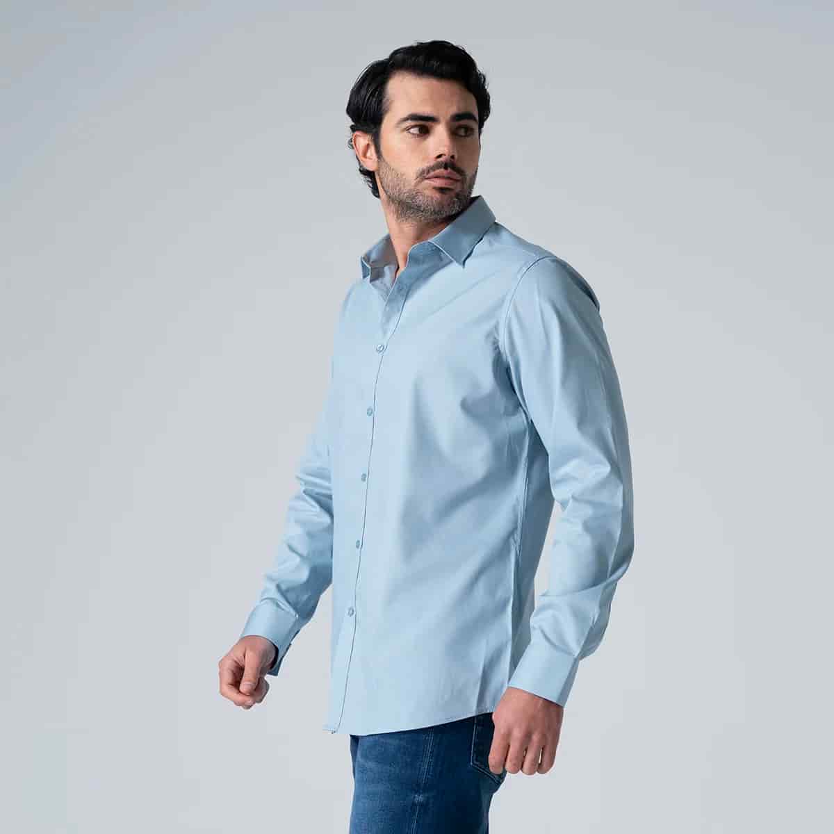 Camisa Formal Unicolor Slim Collyns - miniatura 3