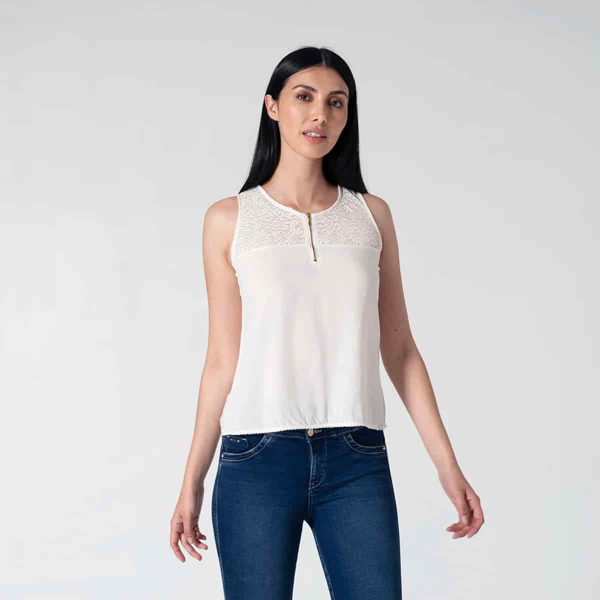 Blusa Slim Manga Sisa Rudi - miniatura 7