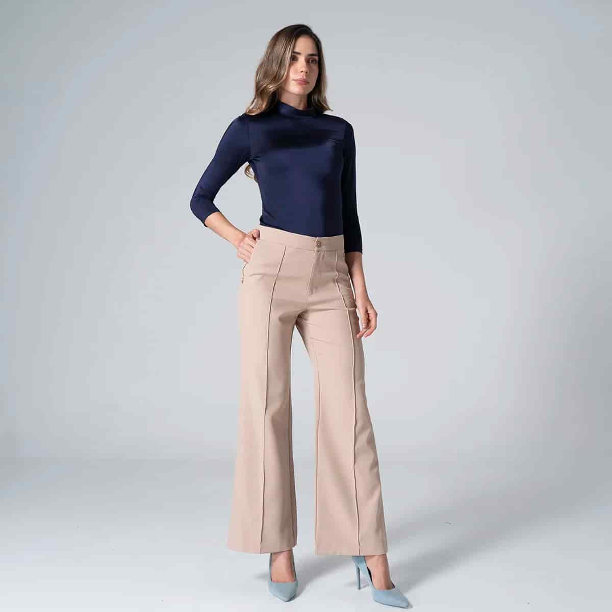 Blusa Slim Cuello Alto Eve - miniatura 7