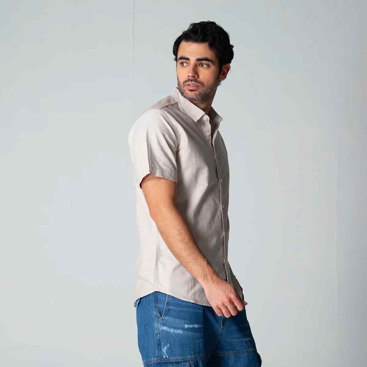 Camisa Slim Manga Corta Royal - miniatura 16