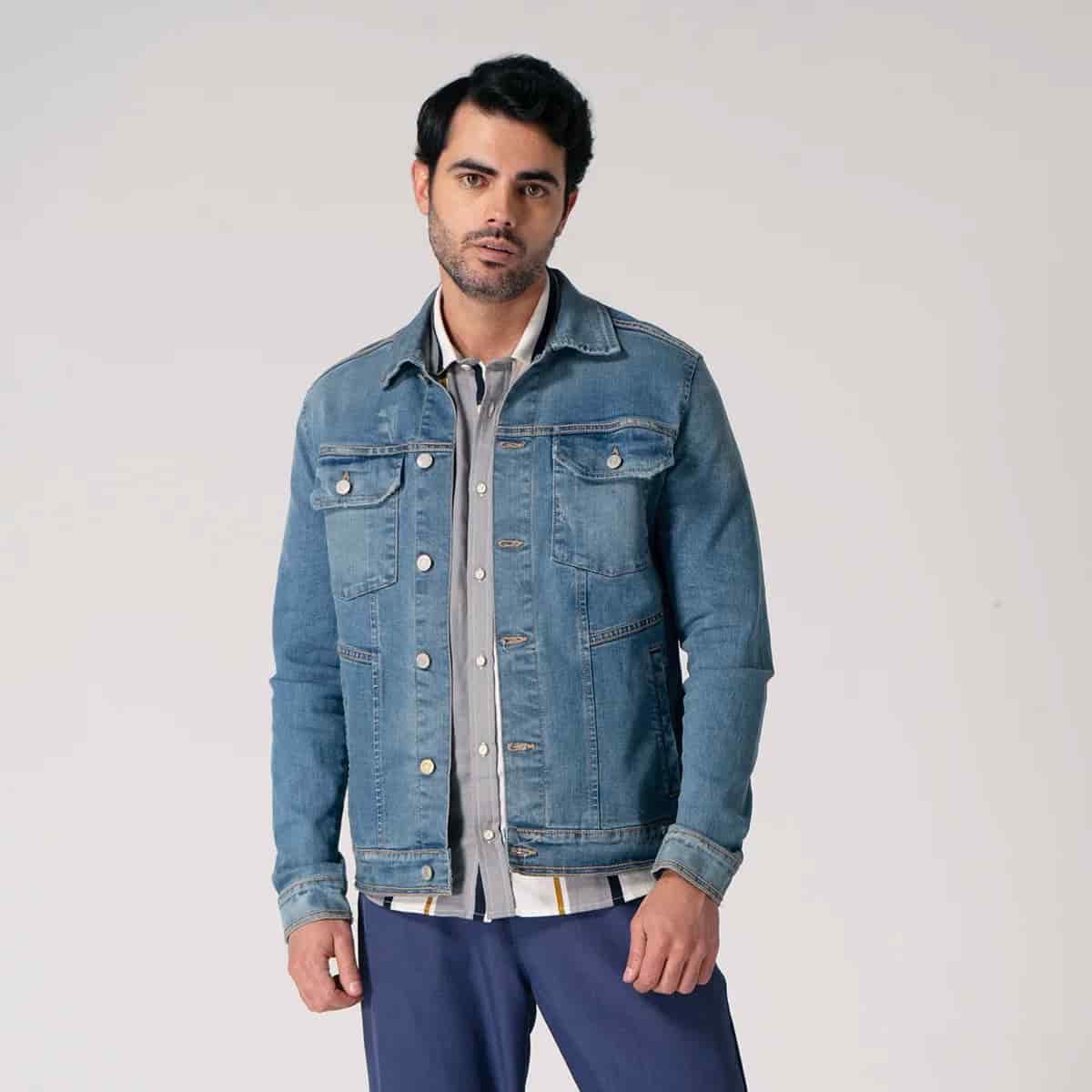 Chaqueta Denim Slim Clasica Italo - miniatura 6