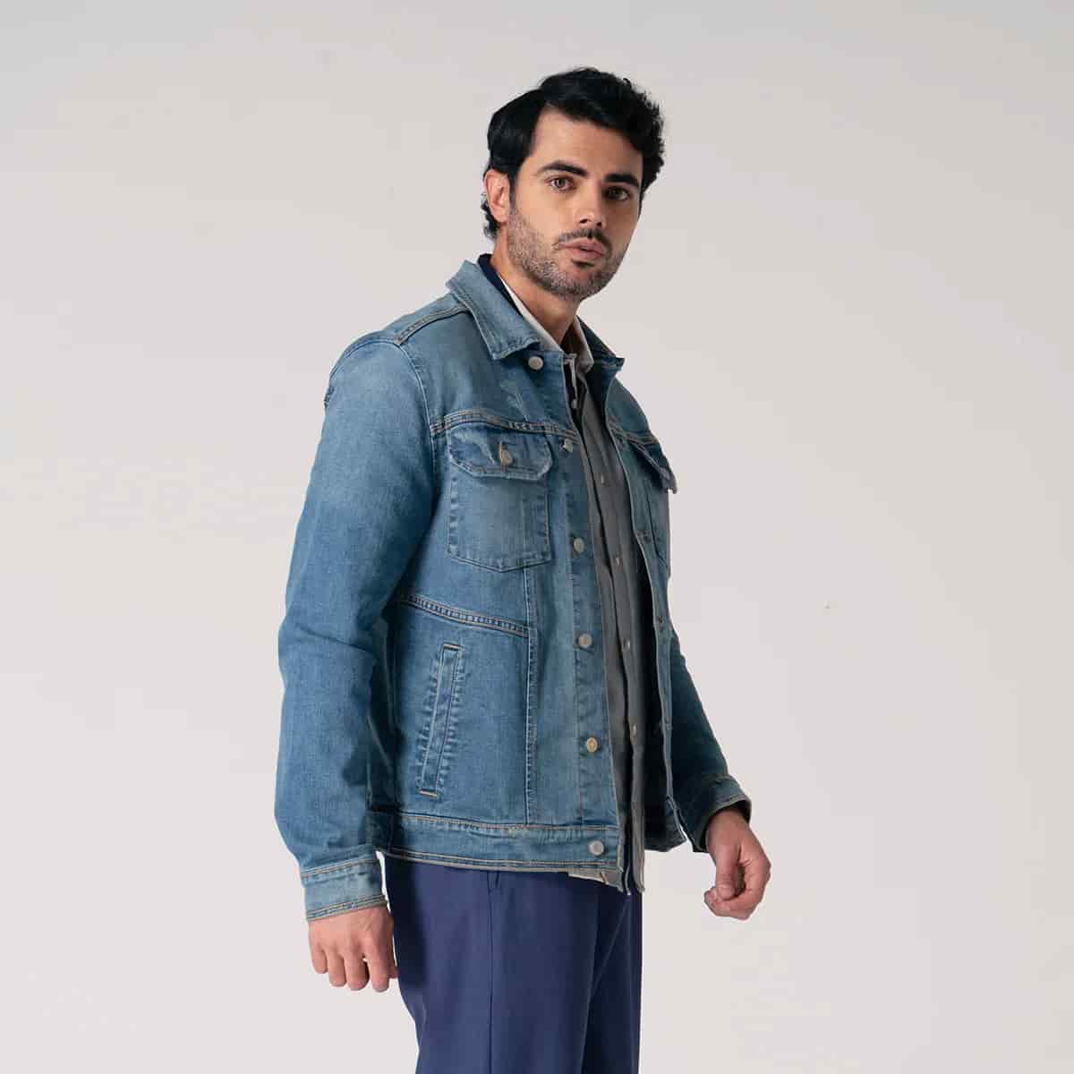 Chaqueta Denim Slim Clasica Italo - miniatura 7