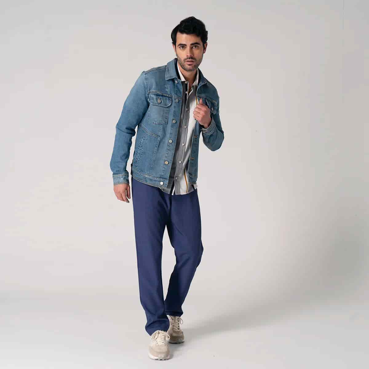 Chaqueta Denim Slim Clasica Italo - miniatura 5