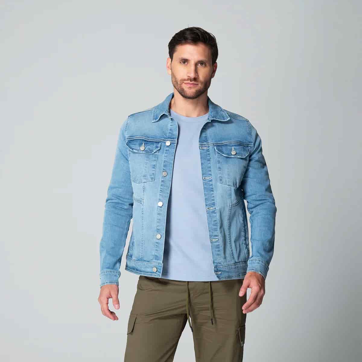 Chaqueta Denim Clasica Slim Italia - miniatura 7