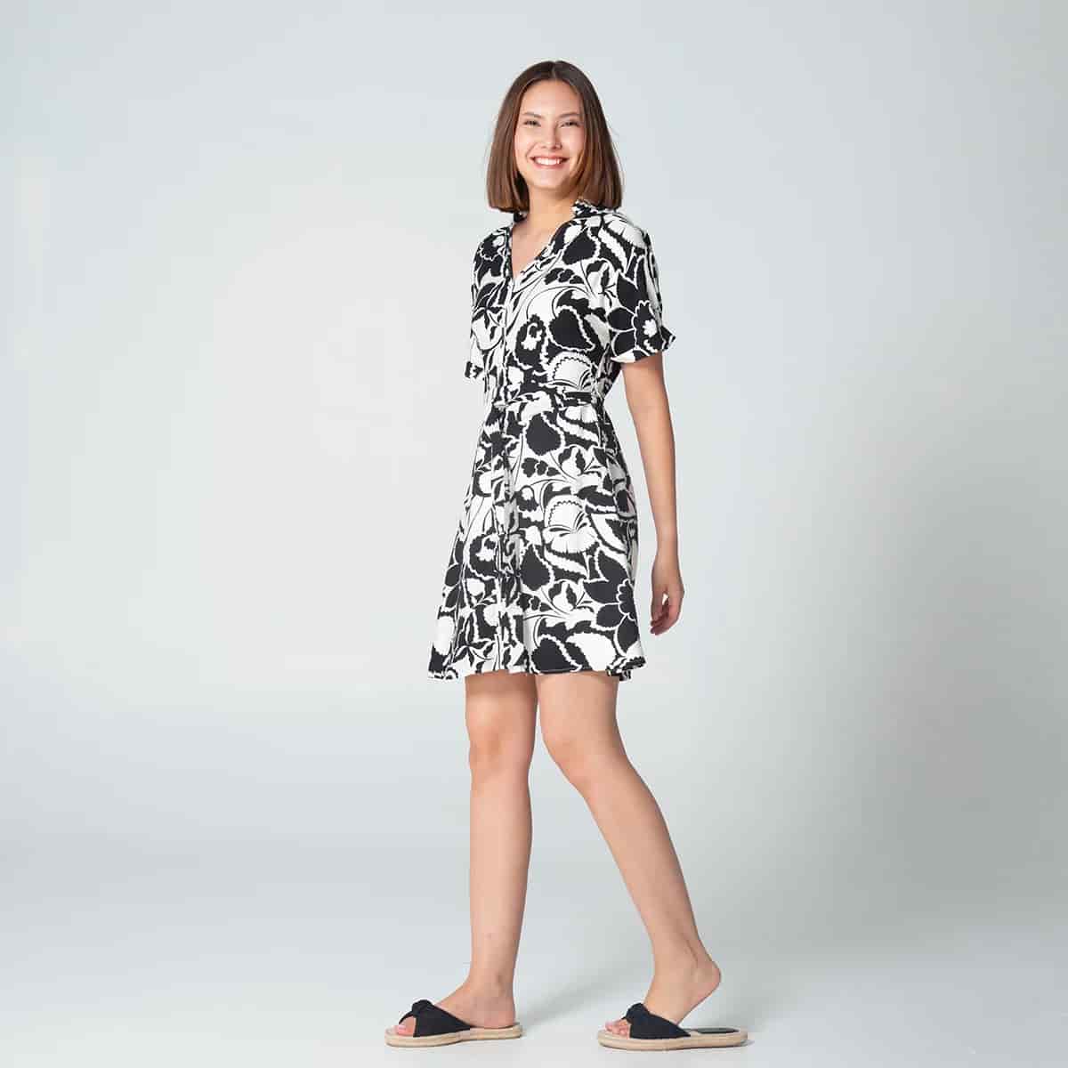 Vestido Corto Estampado Kony - miniatura 2