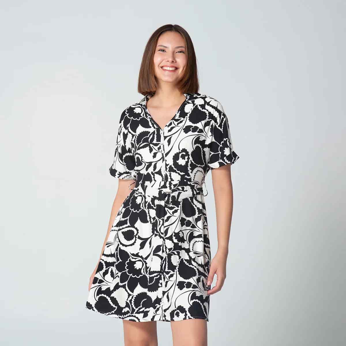 Vestido Corto Estampado Kony - miniatura 4