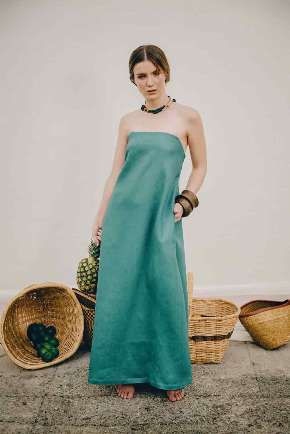 Guanabana Strapless Dress - miniatura 4
