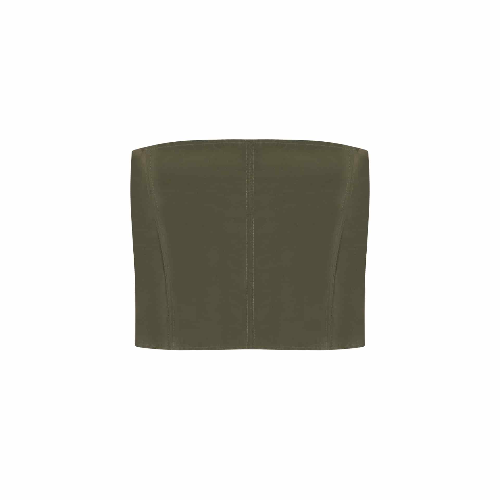 TAFFETA CORSET TOP - miniatura 3