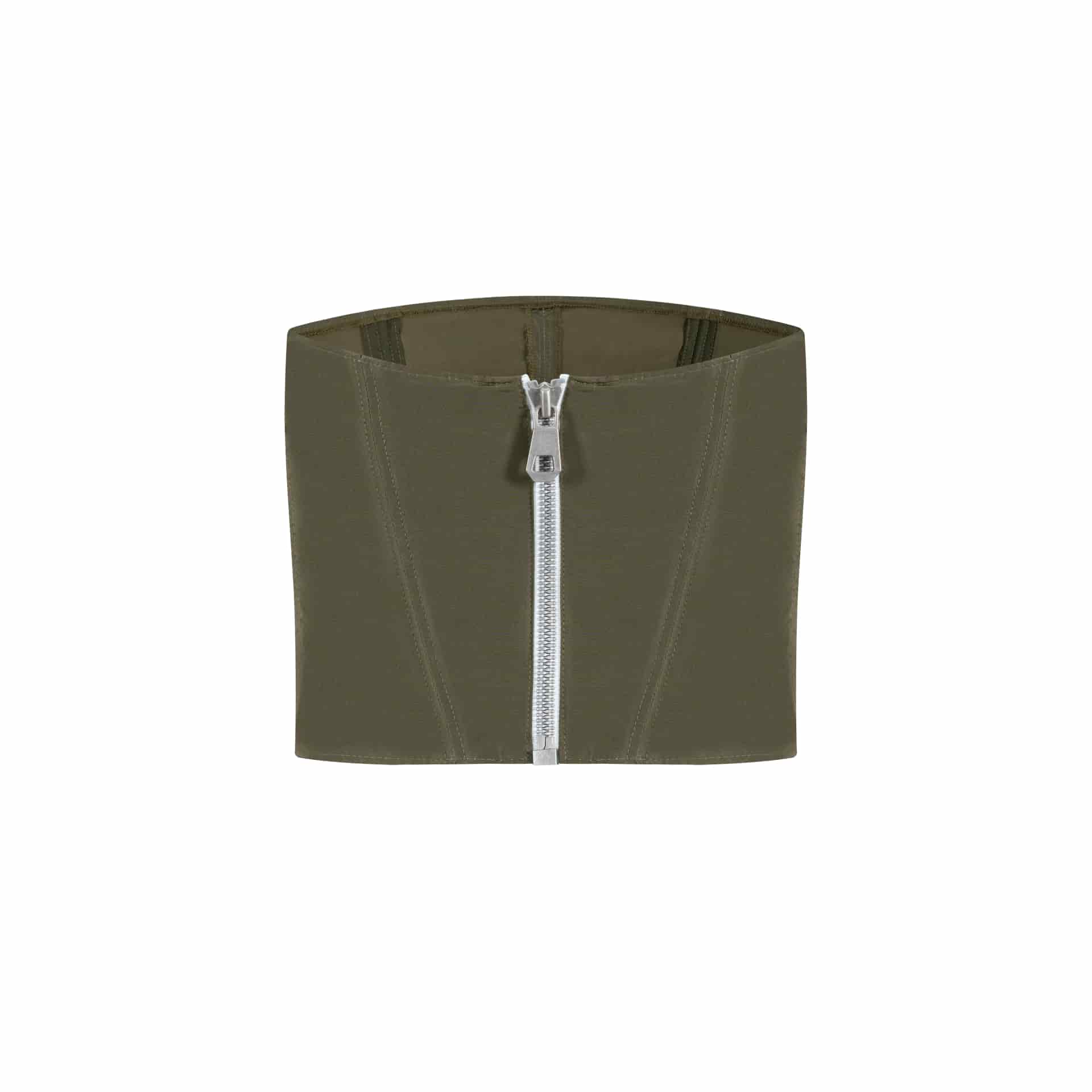 TAFFETA CORSET TOP - miniatura 4