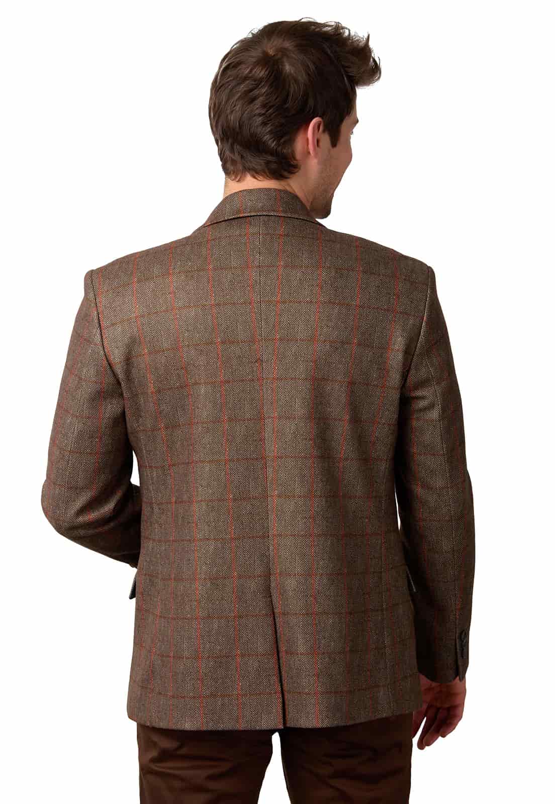 Blazer estampado verde a cuadros - miniatura 8