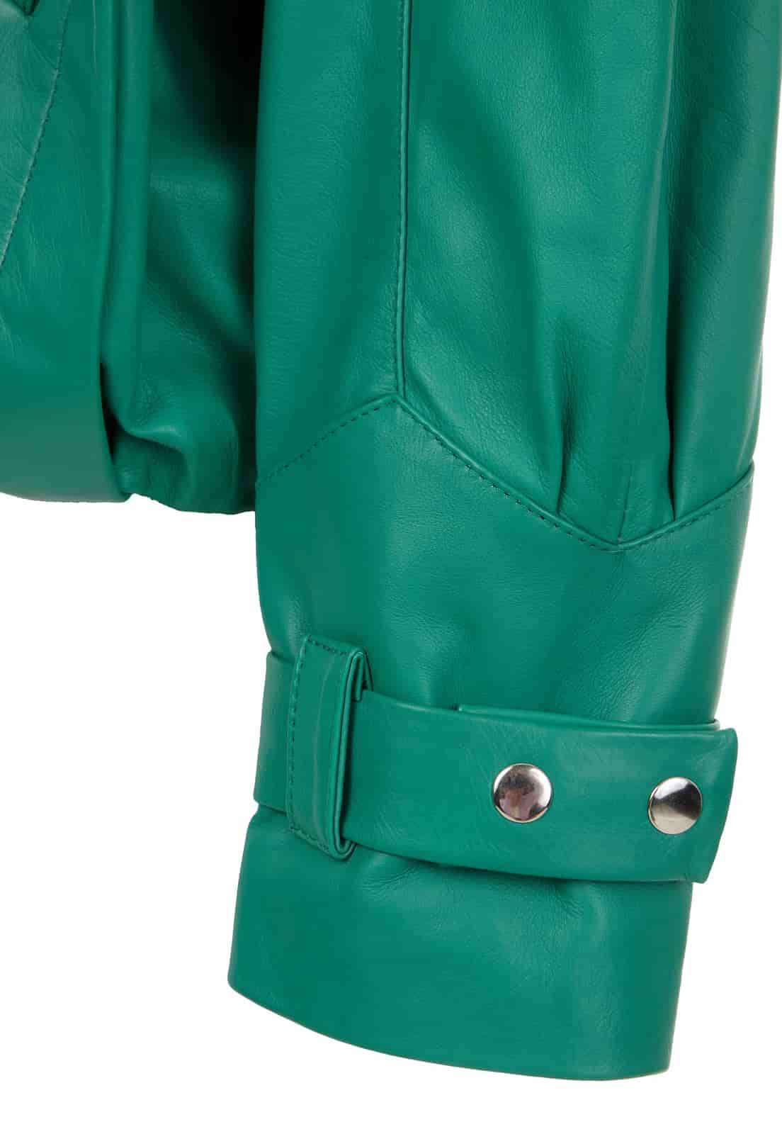 BOMBER LEATHER JACKET - miniatura 13