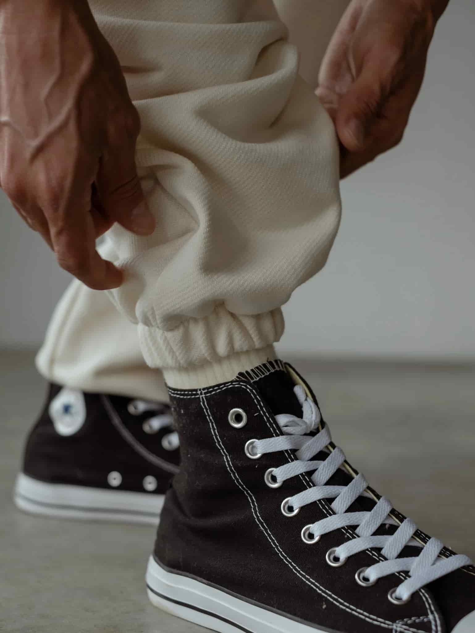 MEN MINIMAL JOGGER - CREAMY - miniatura 12