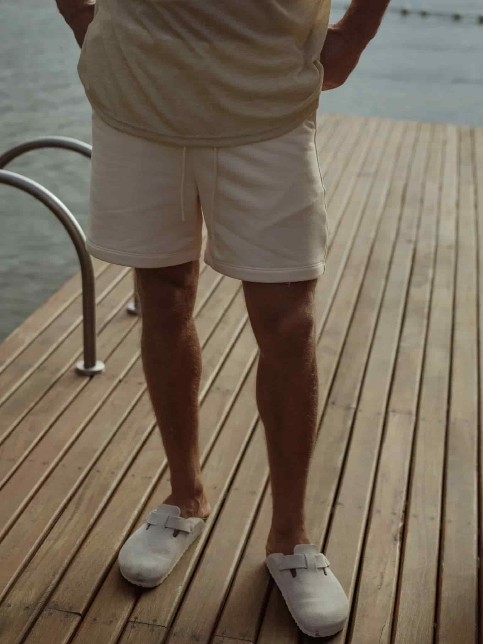MEN COTTON MINIMAL SHORT - SEA SALT - miniatura 18
