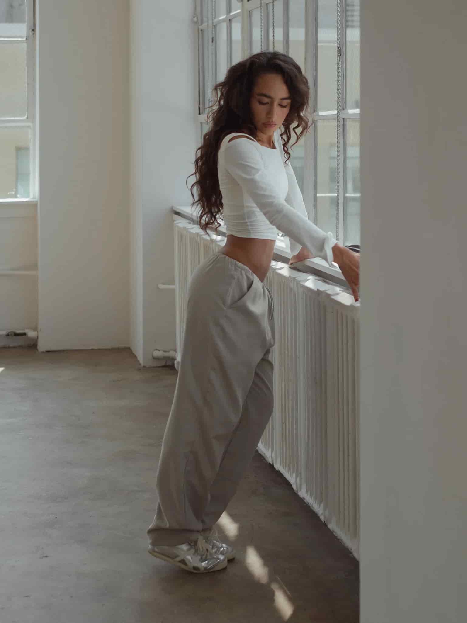 FLOW PANTS - LIGHT GRAY - miniatura 13