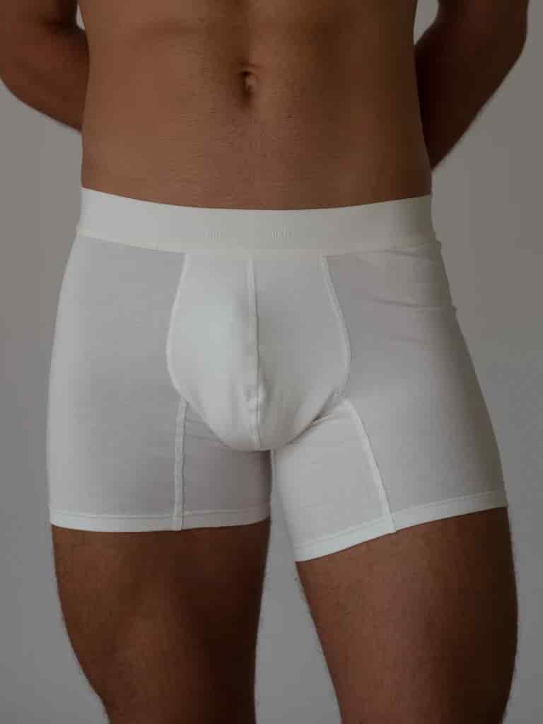 MEN CLASSIC COTTON BOXER - SOFT WHITE - miniatura 3