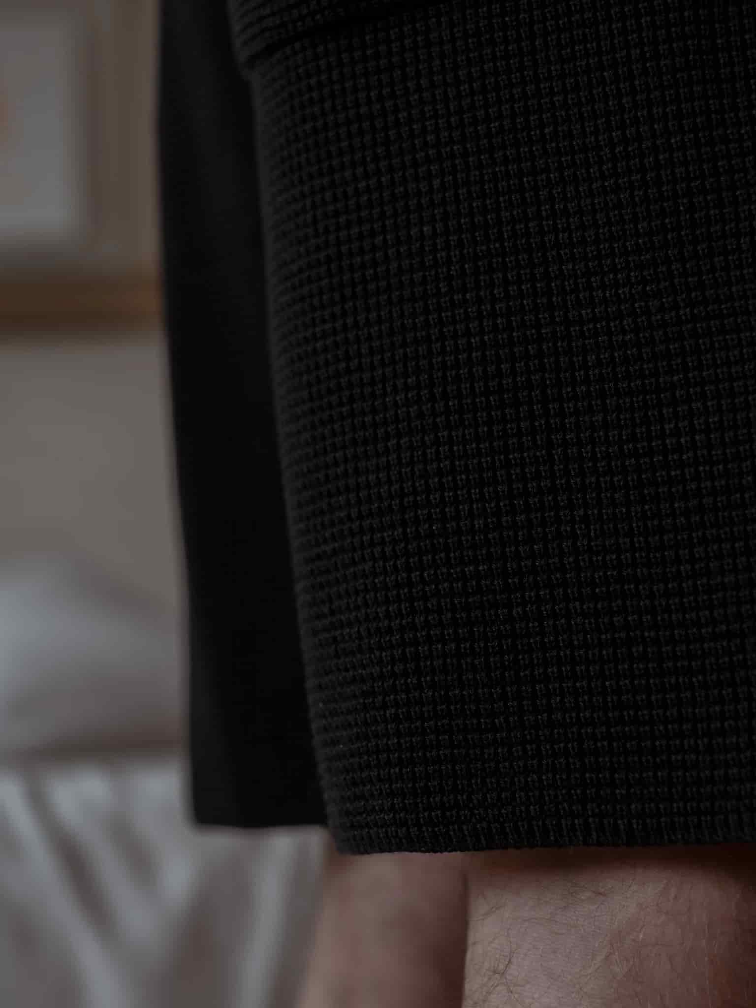 MEN KNIT SHORT - BLACK - miniatura 14