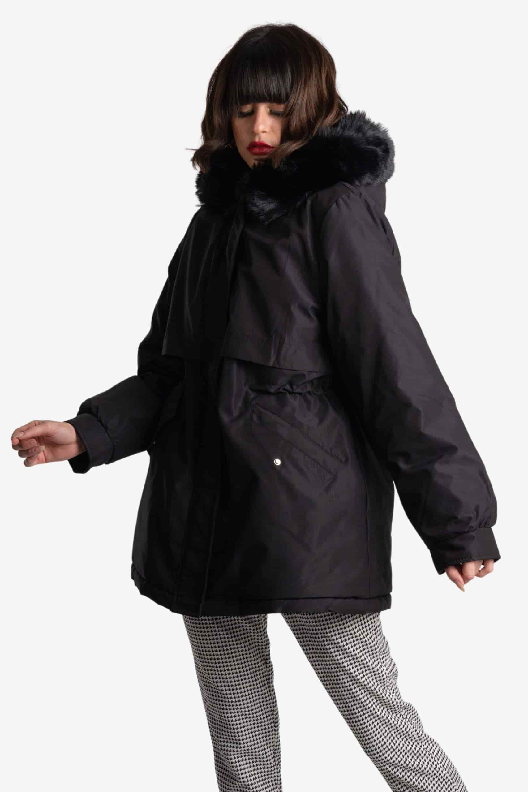Chaqueta Parka Negra - miniatura 6