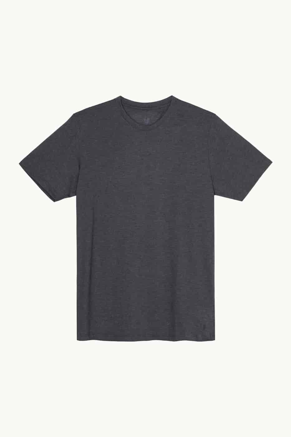 T-shirt Slim Fit 100% Gris Plomo Jaspeado - miniatura 5