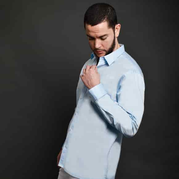 CAMISA ML 100% ALGODON HOMBRE - miniatura 123