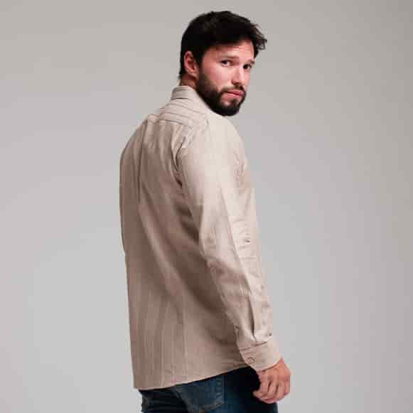 CAMISA ML 100% ALGODON HOMBRE - miniatura 20