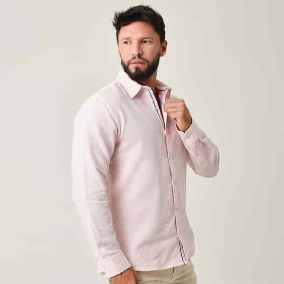CAMISA ML 100% ALGODON HOMBRE - miniatura 48