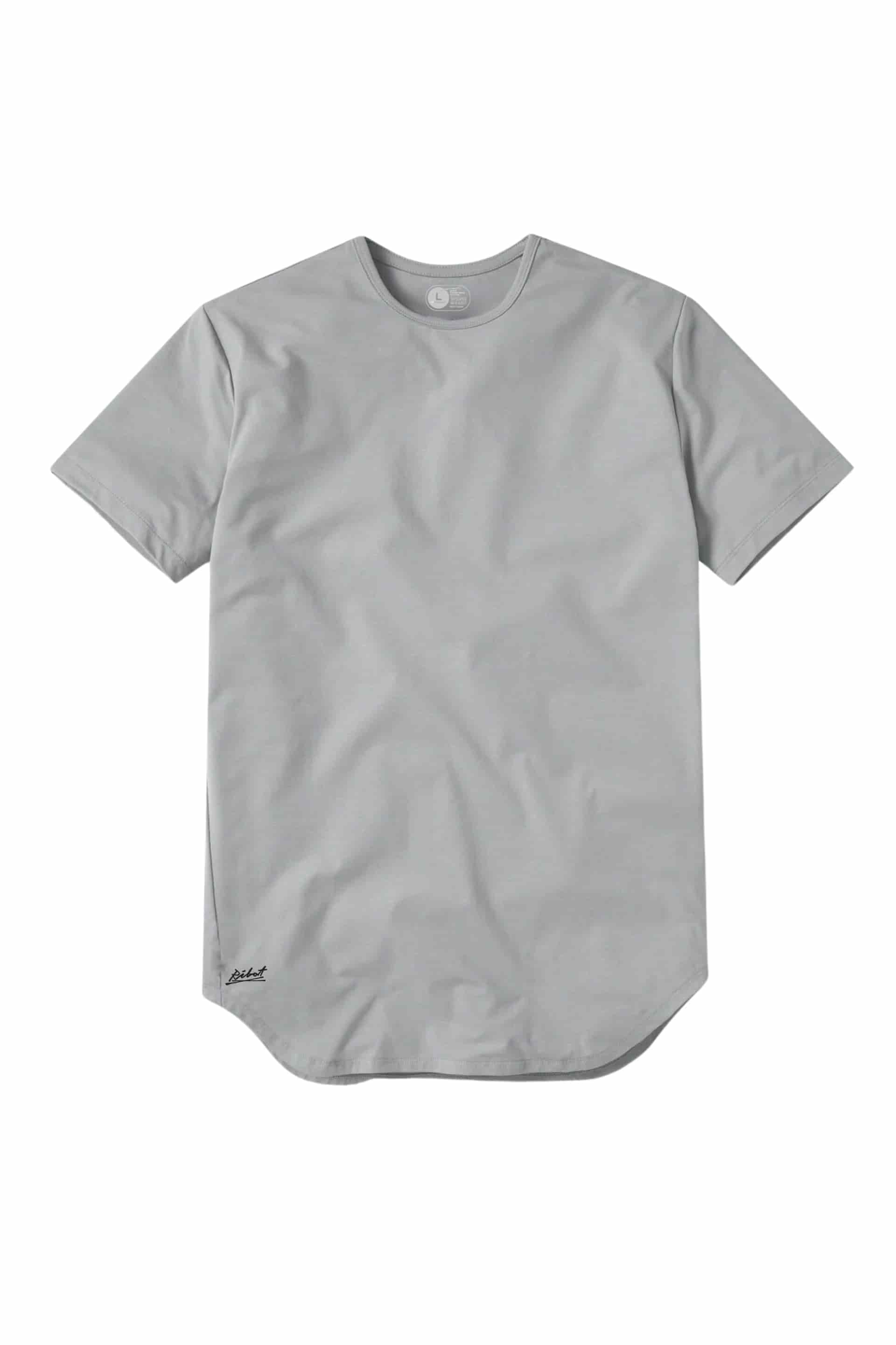 Camiseta Básica Curve Gris Claro - miniatura 1